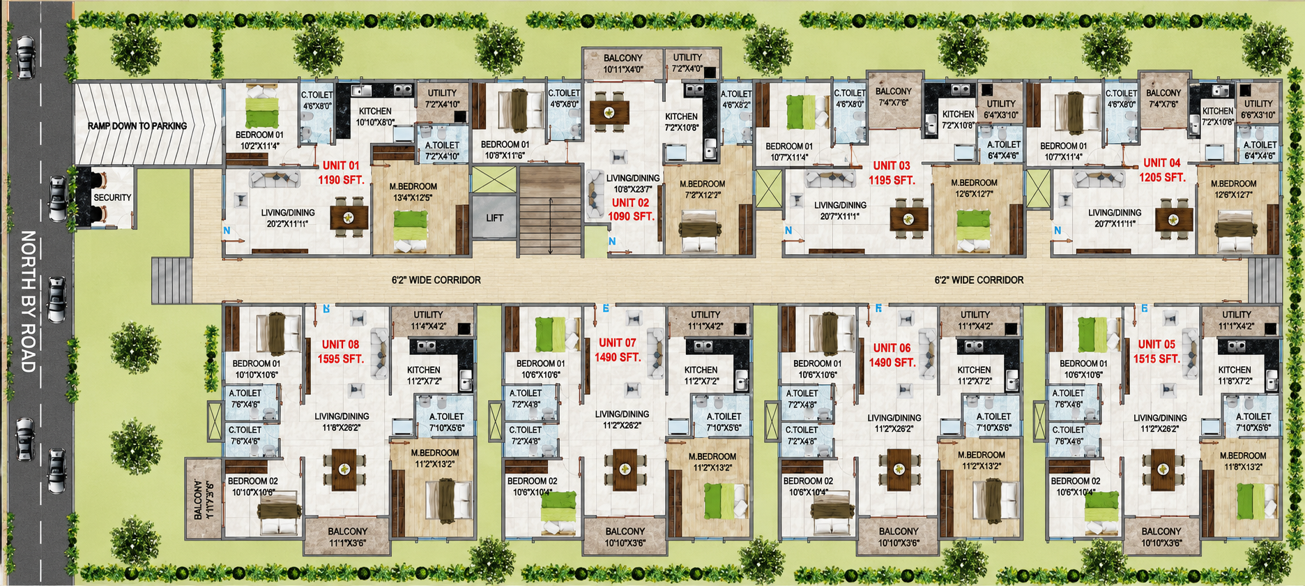 Serene Homes Floor Plan